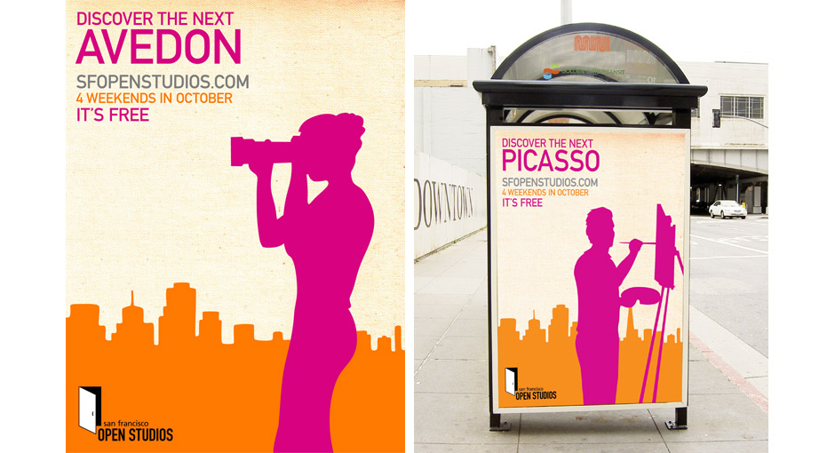 Advertising concept, messaging & design, and bus shelter ad design