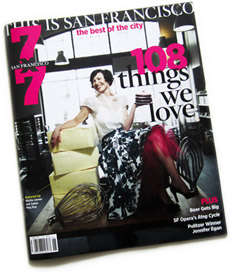 7x7 San Francisco Magazine's Best of the City issue cover image